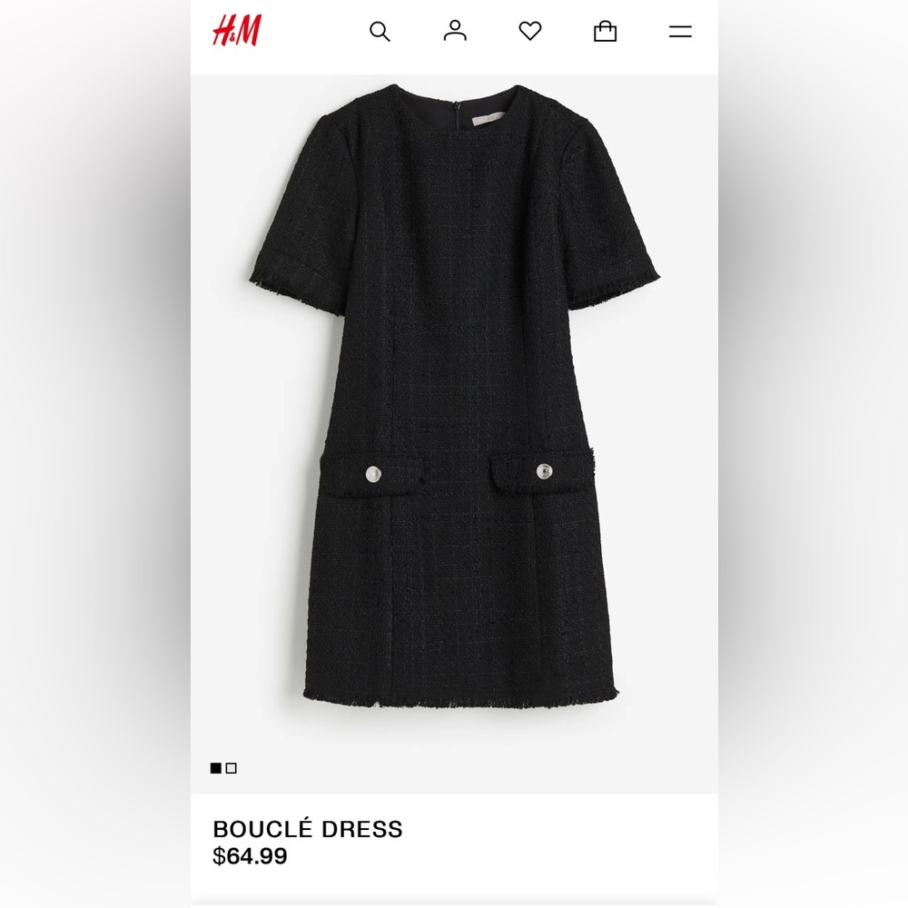 H&M BOUCLÉ DRESS (tweed dress)
